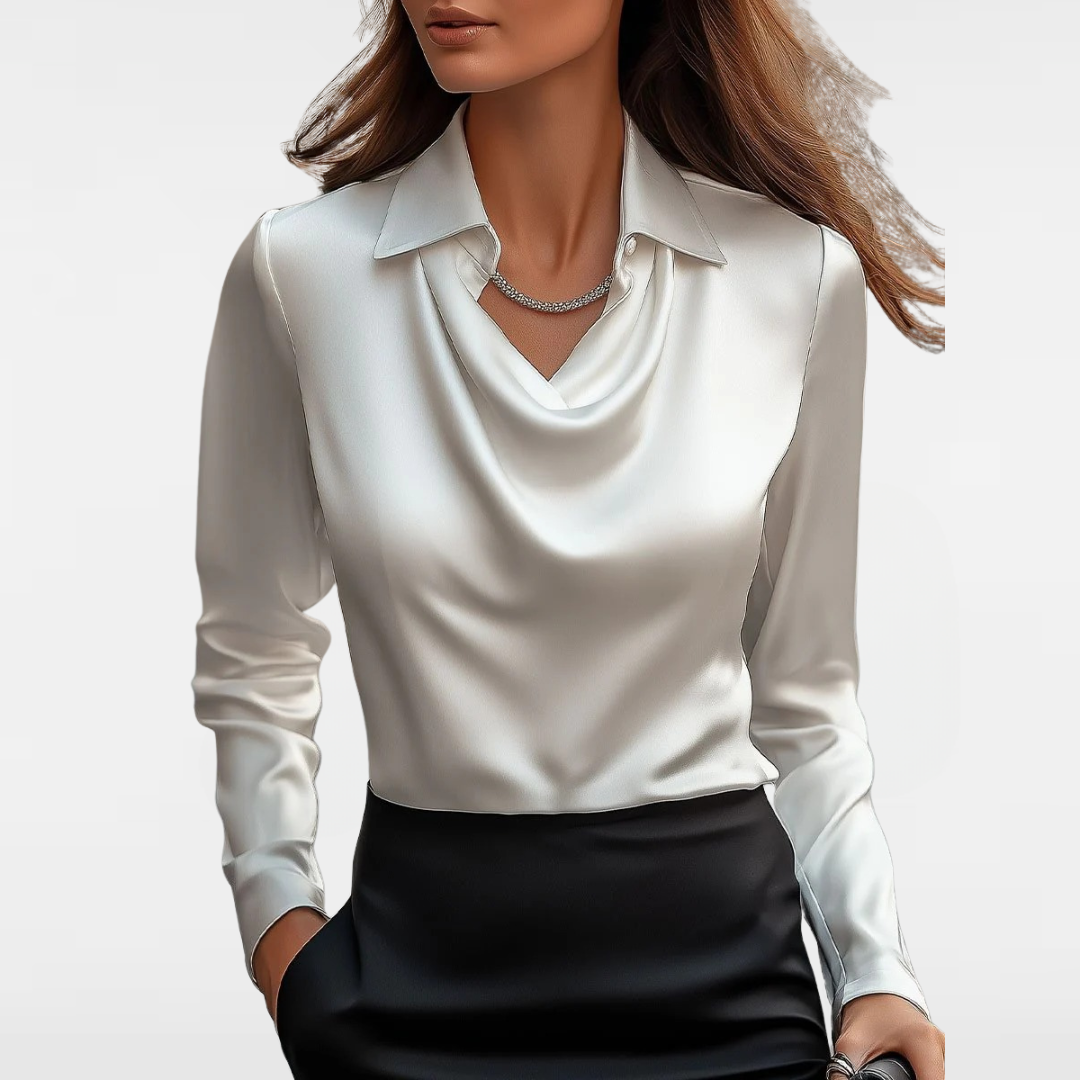 BLAIRE | ELEGANT SATIN BLOUSE