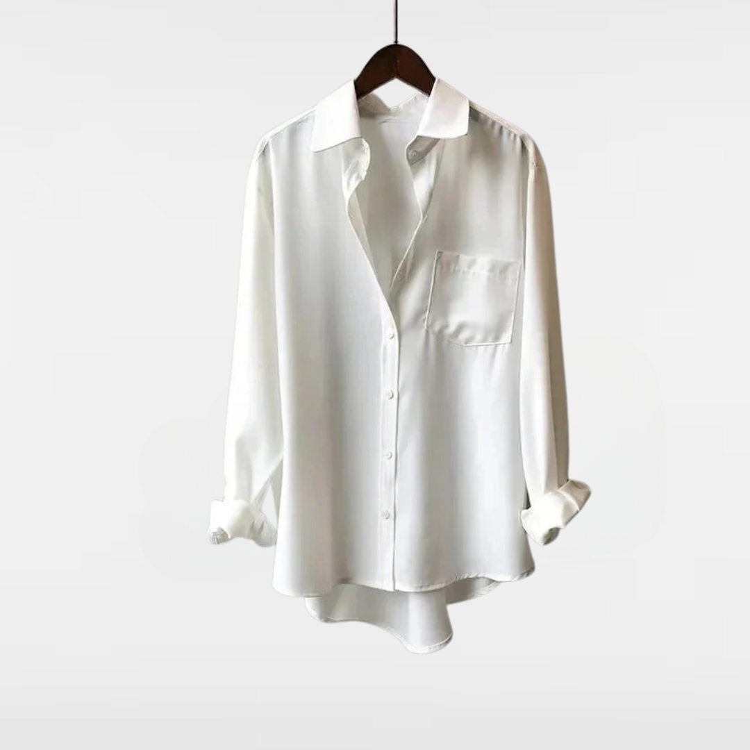 VIVIAN | CASUAL LONG SLEEVED LAPEL SHIRT