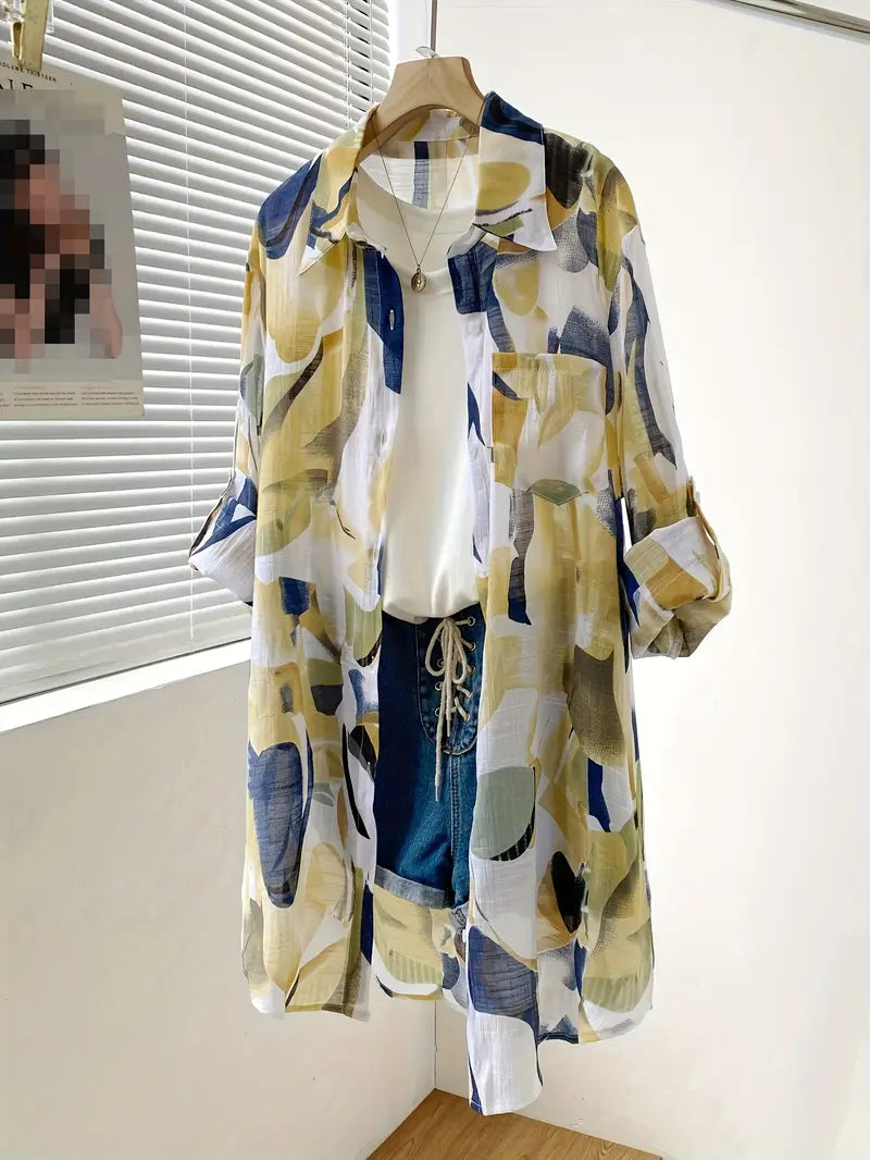 VICKY | STYLISH PRINTED BLOUSE