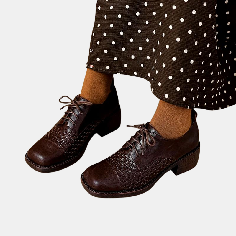 Odette | Leather Oxford Shoes