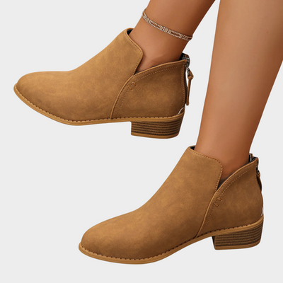Oakley | Low Heel Ankle Boots