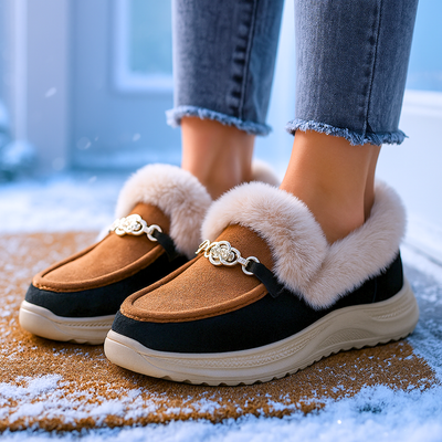 Valeria Lodge Fur Loafers