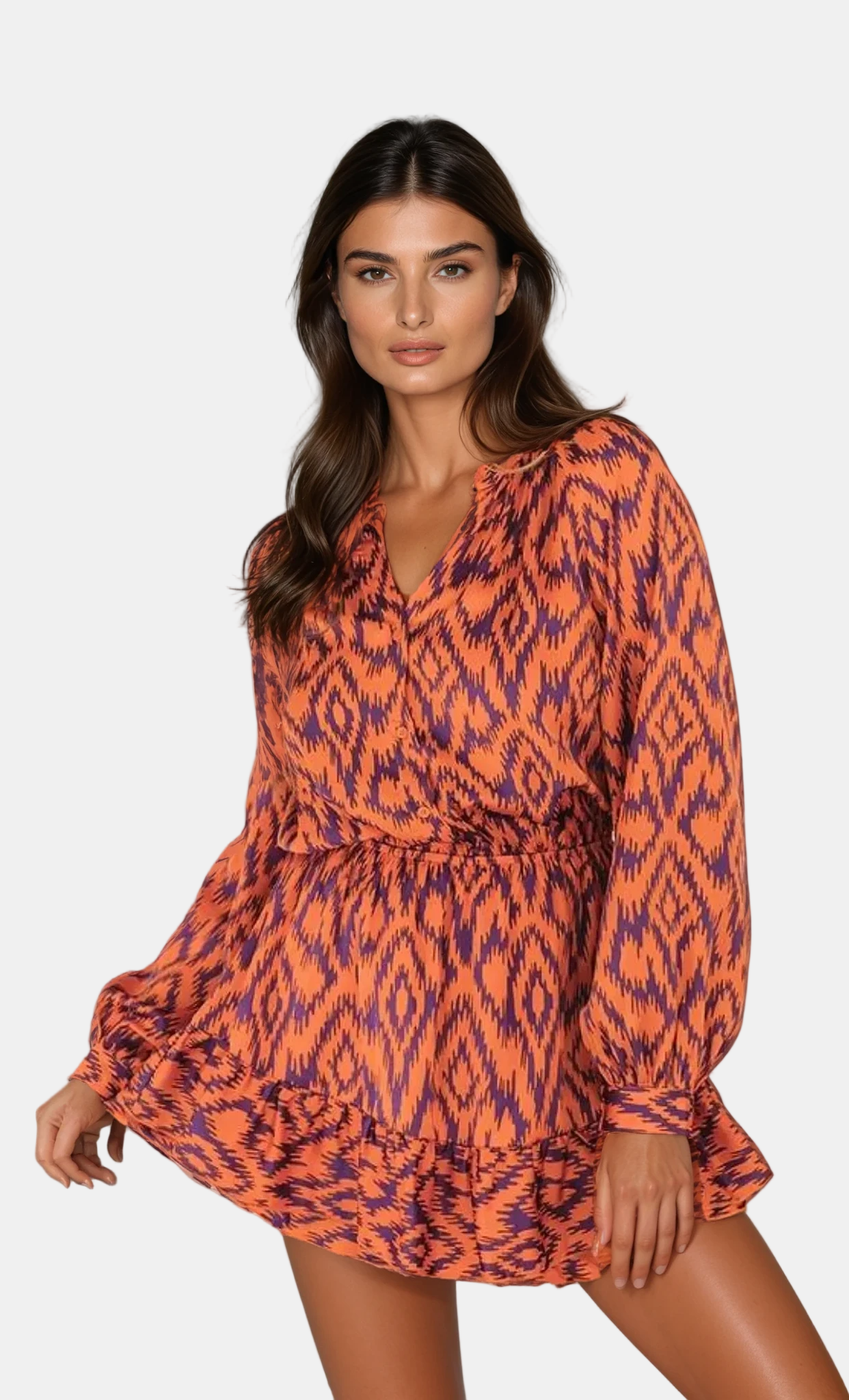 Blakely | Retro Aztec Glam - Midi Dress