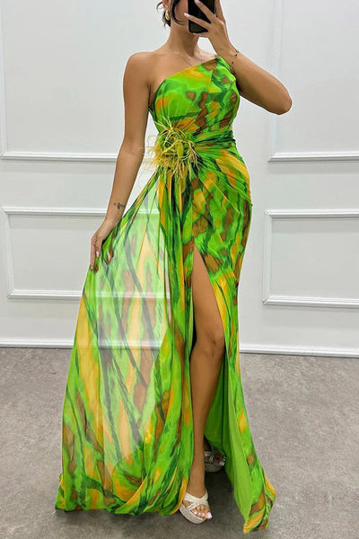 LINA | COLORFUL MAXI DRESS
