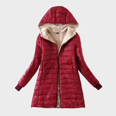 Yasmien | Hooded Mid-Length Jacket