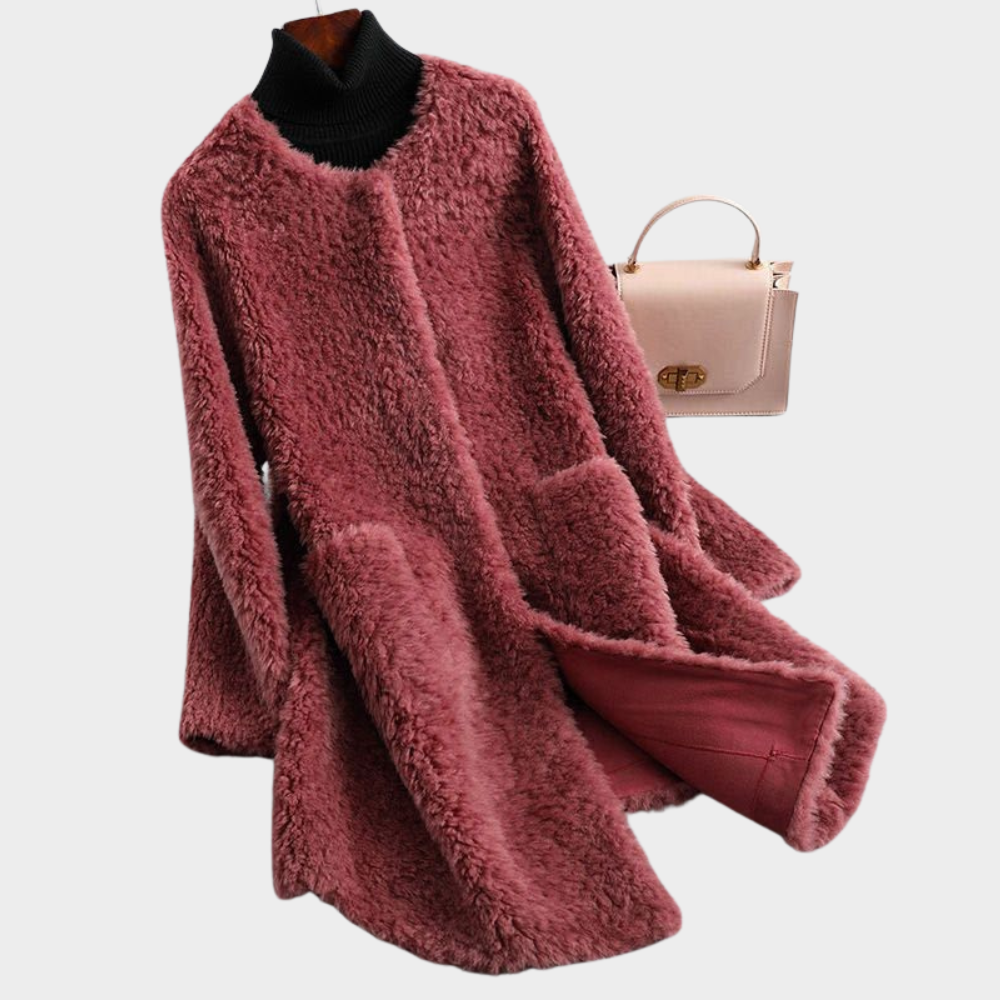 Coralie | Sophisticated Faux Fur Teddy Coat