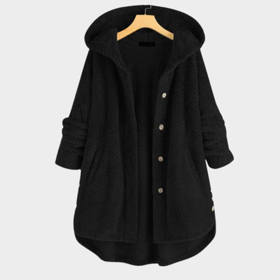 Cindy | Timeless Hooded Fleece Coat