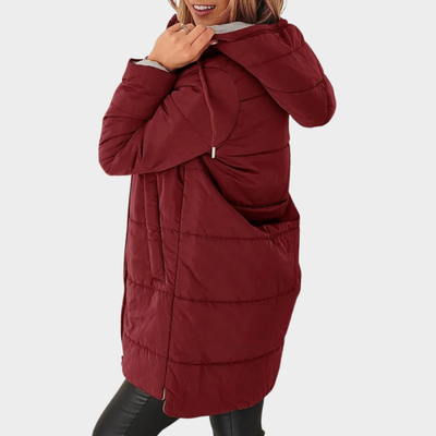 Fiora | Casual Hooded Puffer Down Jacket