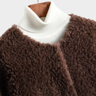 Coralie | Sophisticated Faux Fur Teddy Coat