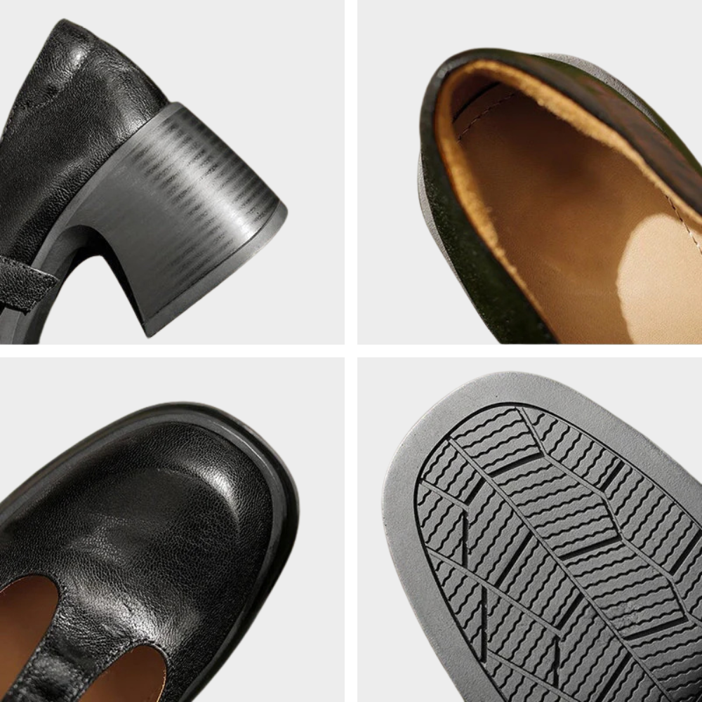 Lila | Elegant Blocked Heeled Mary Janes