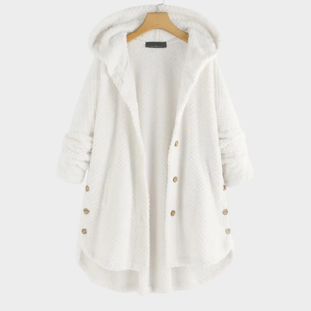Cindy | Timeless Hooded Fleece Coat