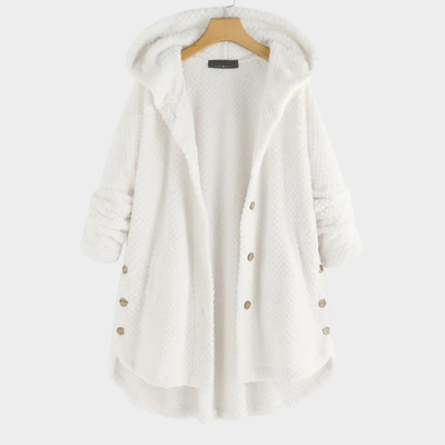 Cindy | Timeless Hooded Fleece Coat