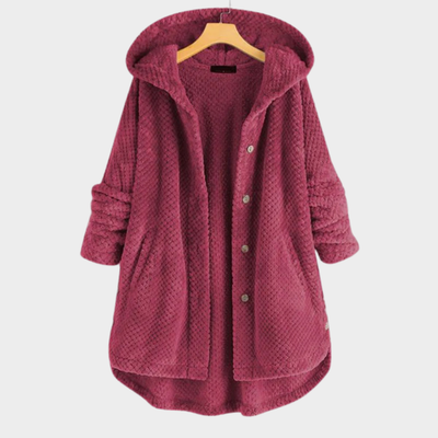 Cindy | Timeless Hooded Fleece Coat