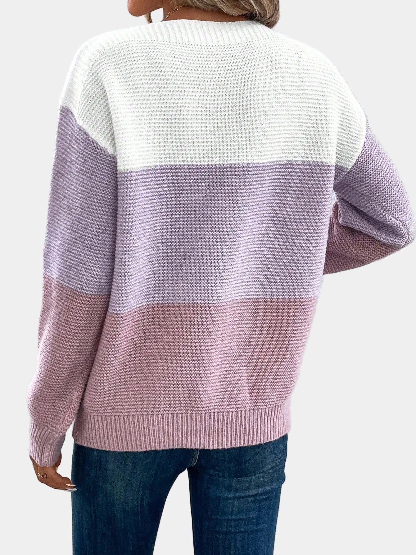 Cyrilla | Stylish Ombre Knit Sweater