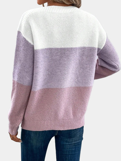 Cyrilla | Stylish Ombre Knit Sweater