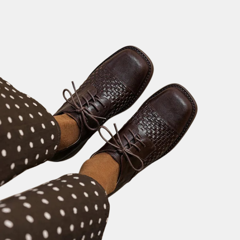 Odette | Leather Oxford Shoes