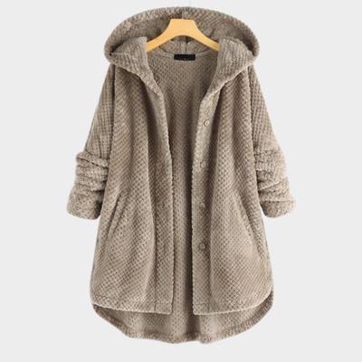 Cindy | Timeless Hooded Fleece Coat