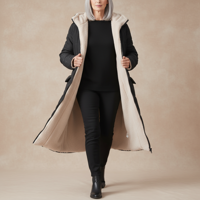 Elise | Reversible Wool-Lined Puffer Coat