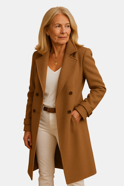 Zoe | Button-Up Long Coat TEST