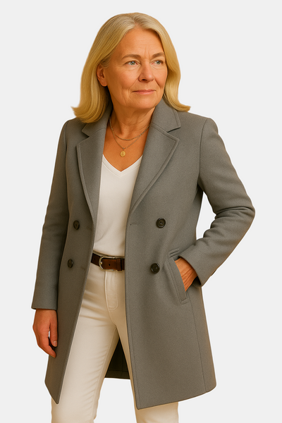 Zoe | Button-Up Long Coat TEST