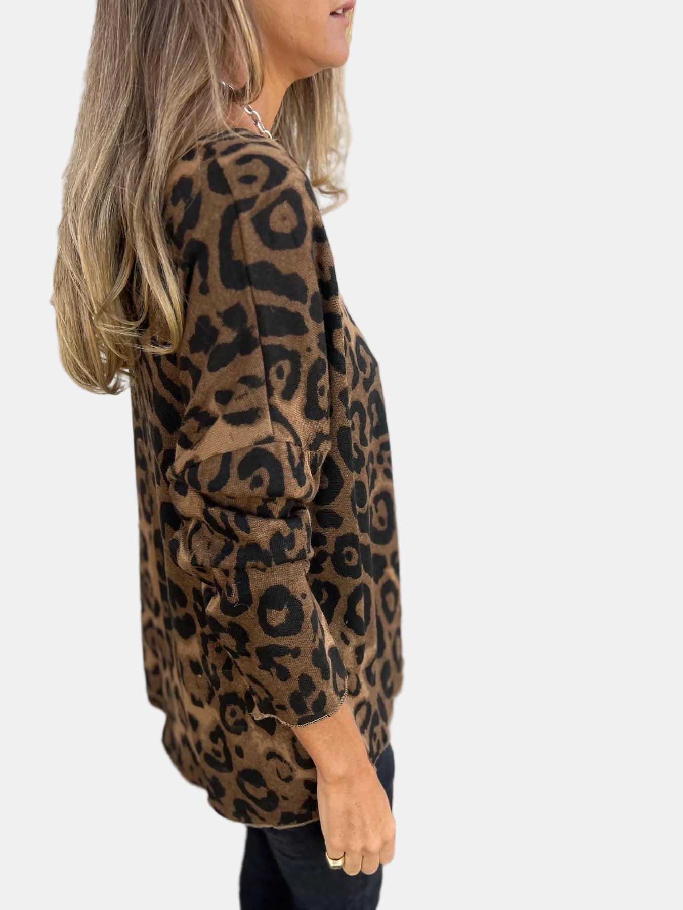 Greta | Leopard Print Blouse