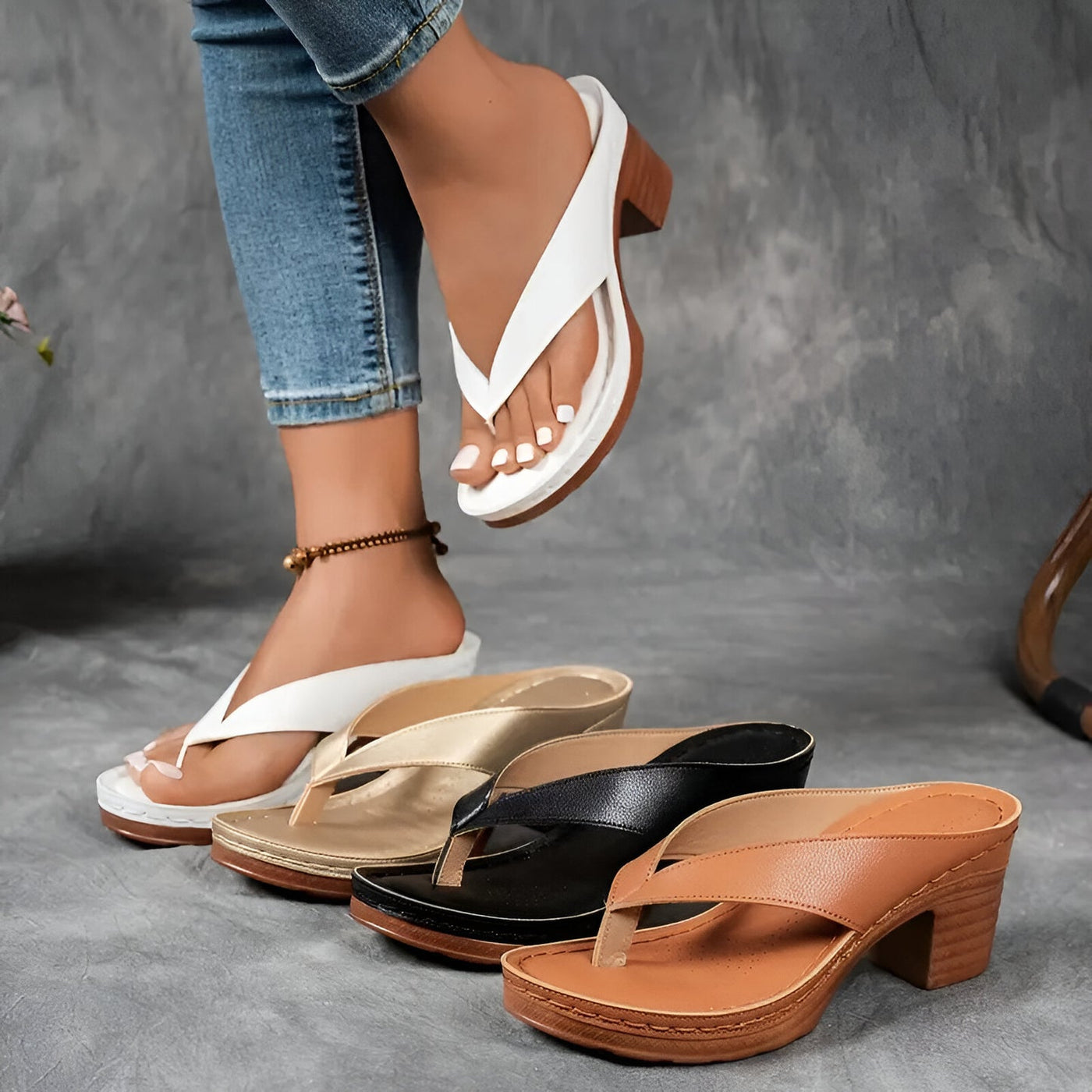 CLAUDINE | TIMELESS HIGH HEELED SANDALS
