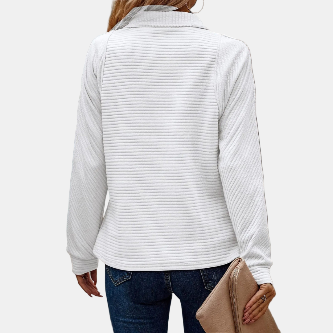 Maeve | Half-Zip Detailed Pullover