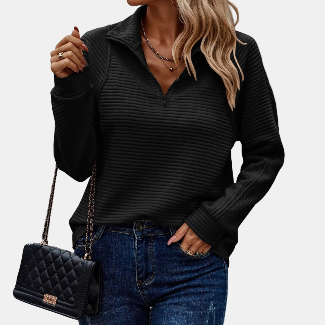 Maeve | Half-Zip Detailed Pullover