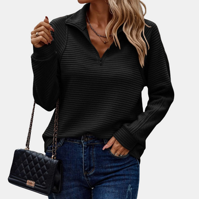 Maeve | Half-Zip Detailed Pullover