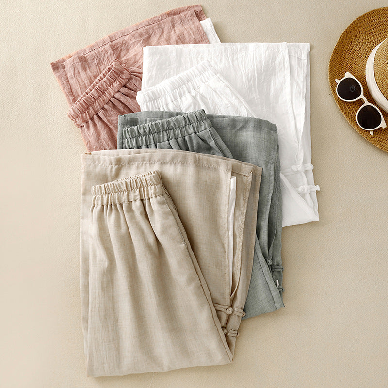 CLARA | CASUAL LINEN PANTS