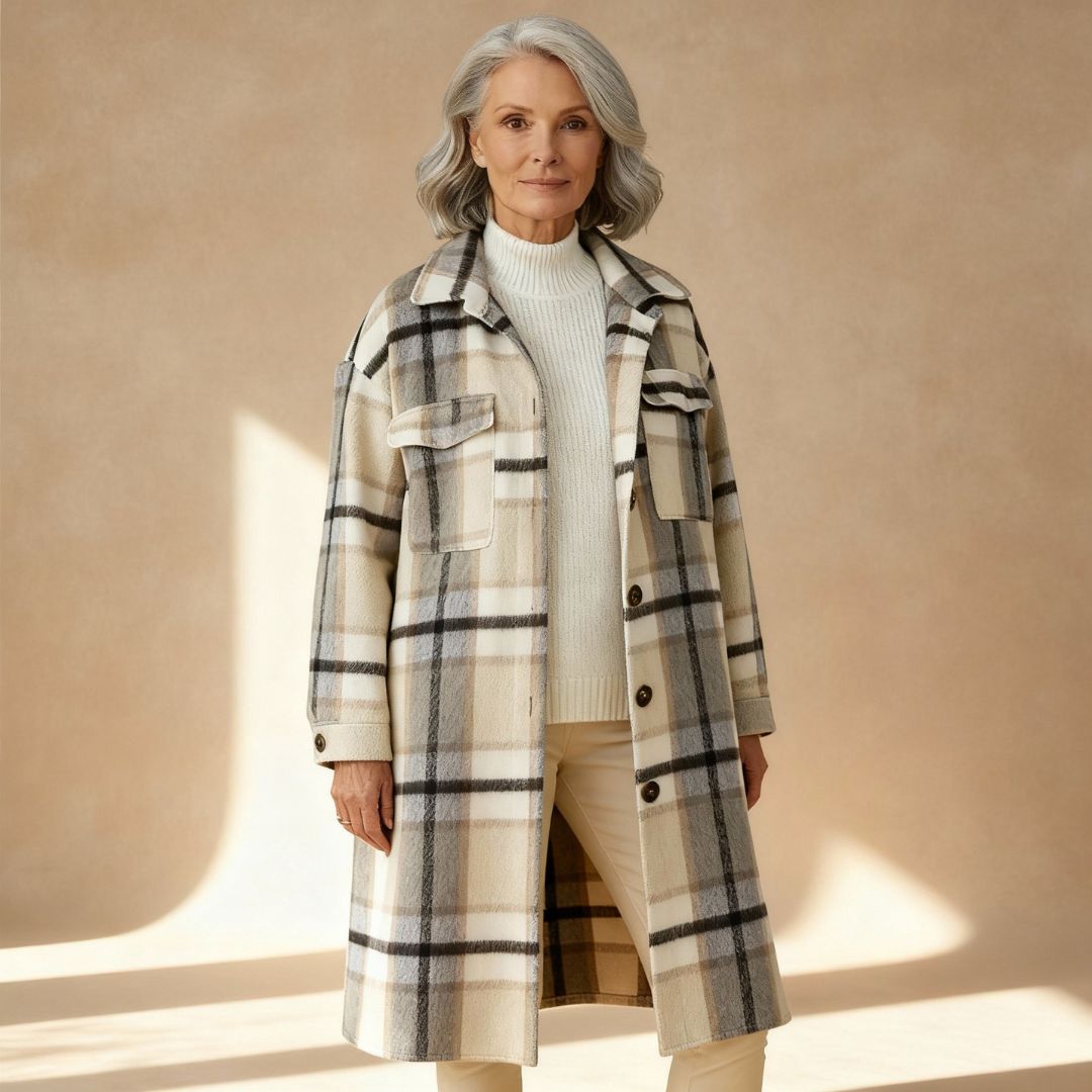 Celine | Everyday Checked Coat