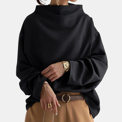 Thalassa | High-Neck Casual Top