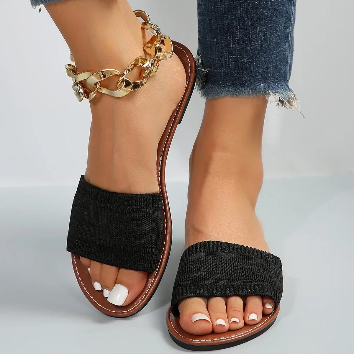 STACY | CASUAL SLIP-ON SANDALS