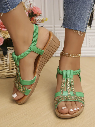 LAURA | STYLISH ORTHOPEDIC SMALL WEDGE SANDALS