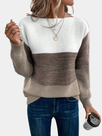 Cyrilla | Stylish Ombre Knit Sweater