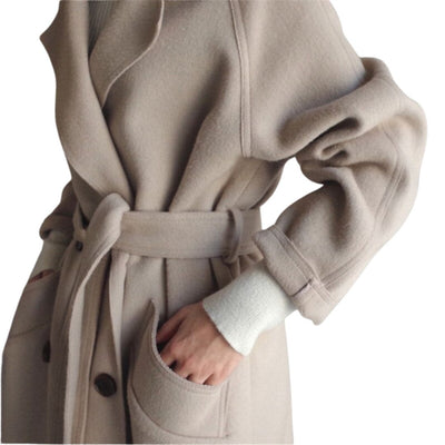 Liana | Longline Wool Overcoat