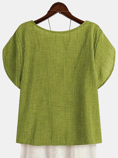 Saddie | Casual Asymmetrical Blouse