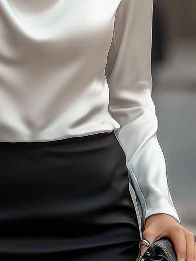 BLAIRE | ELEGANT SATIN BLOUSE