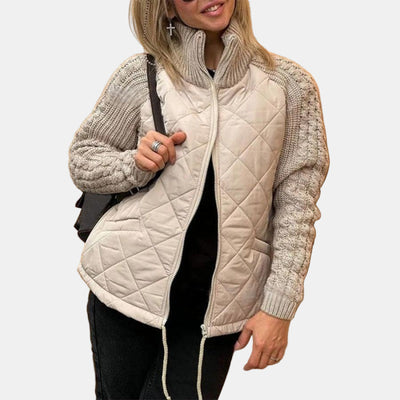 Clara | Soft-Knit Puffer Jacket